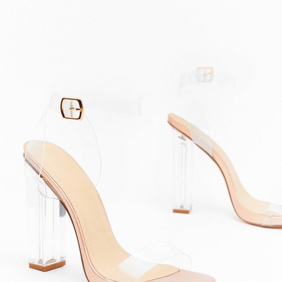 Fashion nova clear heels size 9 ! - Picture 2 of 5